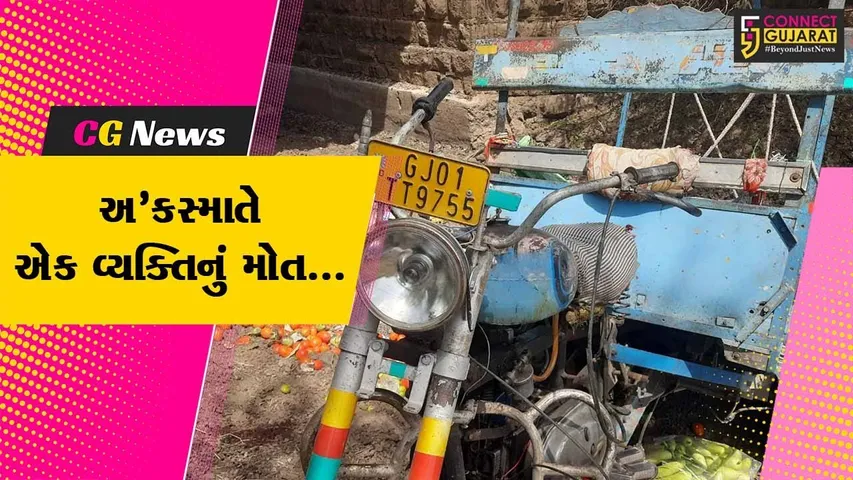 રાજકોટ : ગોંડલ નજીક અજાણ્યા વાહનની ટક્કરે છકડો રીક્ષા 20 ફૂટ ઉપરથી પુલ નીચે ખાબકી, ચાલકનું મોત...