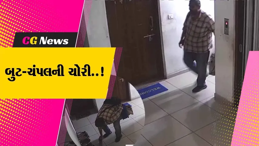 નવસારી : મકાન બહાર રહેલા બુટ-ચંપલની અજાણ્યા ઈસમે કરી ચોરી, તસ્કરની કરતૂત CCTVમાં કેદ...