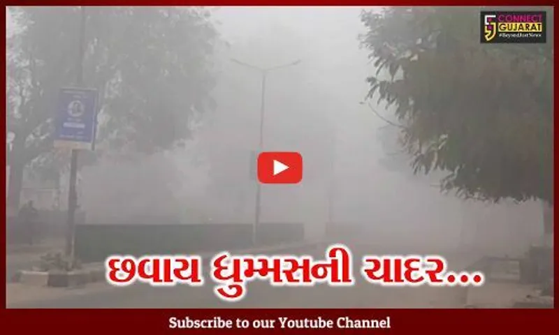 સાબરકાંઠા : પ્રાંતિજ પંથકમાં વહેલી સવારથી જ છવાયું ધુમ્મસભર્યું વાતાવરણ, વાહનચાલકો પરેશાન...