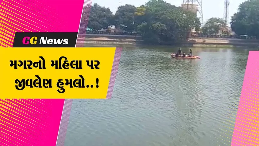 વડોદરા : કરજણના તળાવમાં કપડાં ધોઈ રહેલ મહિલાને મગર ઉંડા પાણીમાં ખેચી ગયો, મહિલાનું મોત...