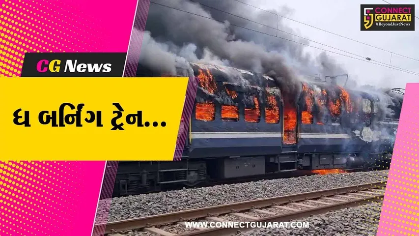 દાહોદથી આણંદ જતી મેમુ ટ્રેનના 2 કોચમાં ફાટી નીકળી ભીષણ આગ, મુસાફરોનો આબાદ બચાવ...