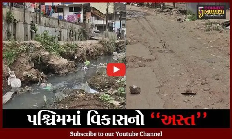 ભરૂચ : પશ્ચિમ વિસ્તારમાં સમસ્યાઓની ભરમાર, સ્થાનિકો પુછે છે "વિકાસ" કયાં ?