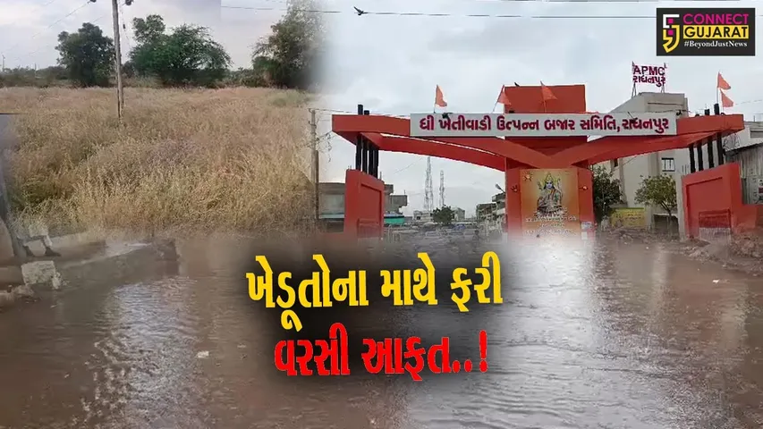 પાટણ-કચ્છ સહિતના જિલ્લાઓમાં વરસ્યો કમોસમી વરસાદ, ખેડૂતો-વેપારીઓને નુકશાનની ભીતિ..!