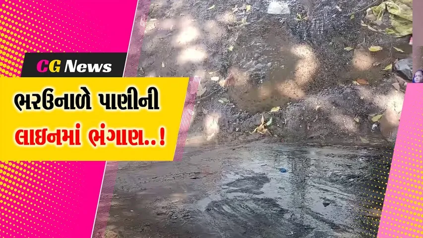 ભરૂચ : ઝઘડિયાના ઉમલ્લા ગામે ઓવરલોડ ટ્રકોના કારણે પાણીની લાઈનમાં ભંગાણ, ગ્રામજનોમાં રોષ