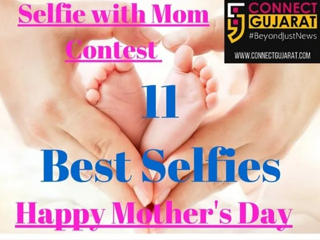 કનેક્ટ ગુજરાત ની સેલ્ફી વિથ મોમ કોન્ટેસ્ટ ને સફળ બનાવતા સ્પર્ધકો