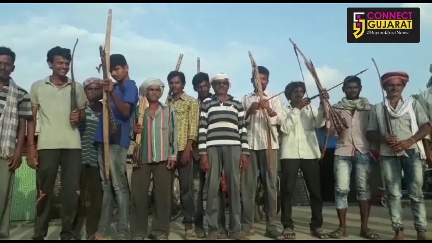 જંબુસર તાલુકાનાં વારેજા ગામે આદિવાસી કુટુંબોએ નવરાત્રીની પરંપરાને જીવંત રાખી