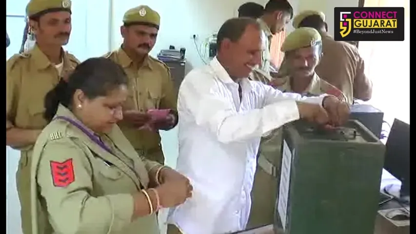 ભરૂચ - અંકલેશ્વરમાં પોલીસકર્મીઓએ મતદાન કર્યુ