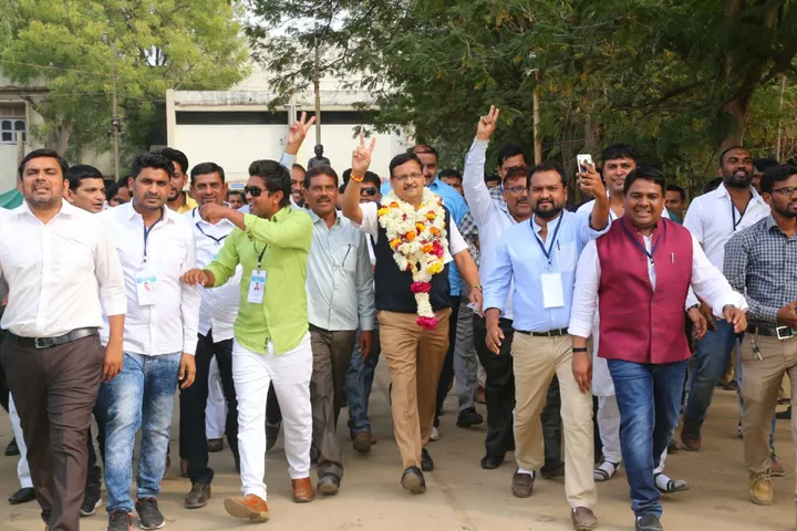 અંકલેશ્વર વિધાનસભા બેઠક પર ભાજપ ઉમેદવાર ઈશ્વરસિંહ પટેલનો ભવ્ય વિજય