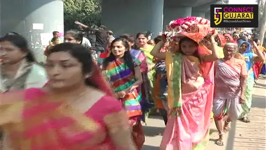 ભરૂચ સનાતન ધર્મ પરિવાર દ્વારા આયોજીત રામકથા નિમિત્તે પોથી યાત્રા યોજાઈ