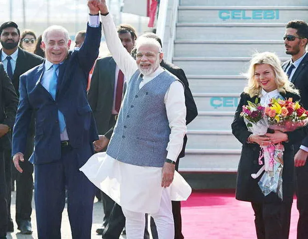 વડાપ્રધાન નરેન્દ્ર મોદી અને ઇઝરાયેલના પીએમ નેતન્યાહુનું ભવ્ય સ્વાગત કરાશે  