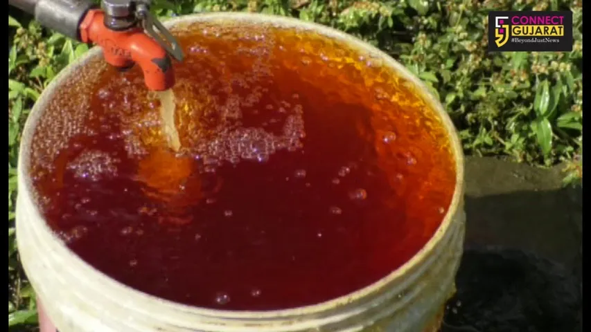 અંકલેશ્વર ઔધોગિક વસાહતમાં પીળા રંગનું પાણી નીકળતા આશ્ચર્ય