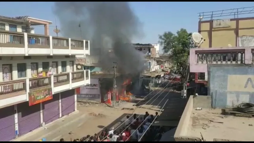 અંકલેશ્વર મીરાનગરમાં ગેસના ગોડાઉનમાં આગ