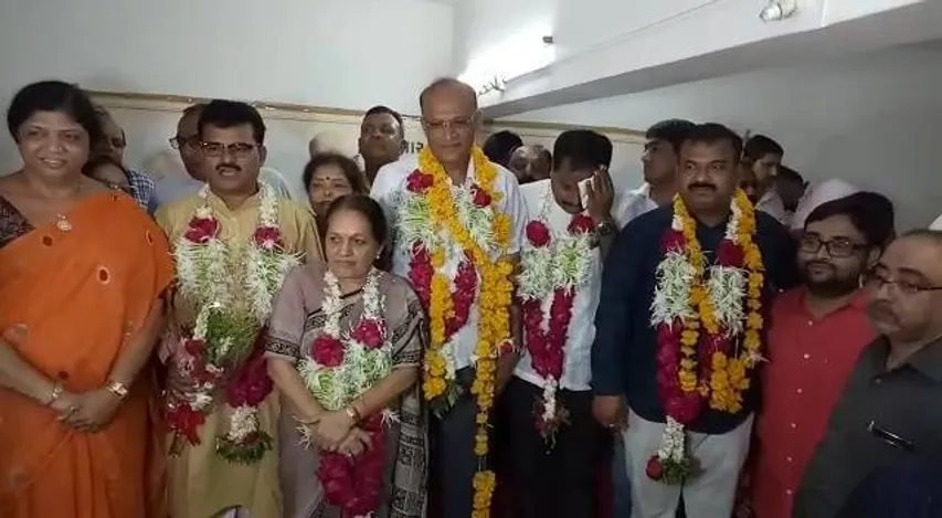 વડોદરાના નવા મેયર ડો. જીગીશાબહેન શેઠ, ડે. મેયર ડો. જીવરાજ ચૌહાણ