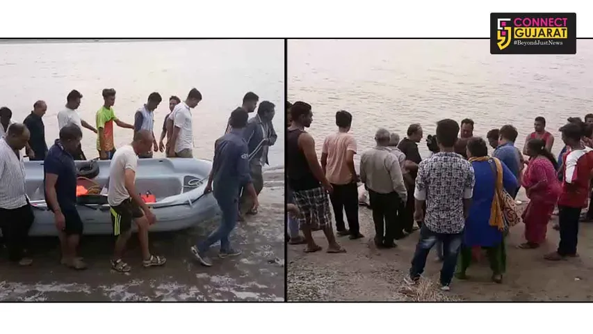 અંકલેશ્વરઃ નર્મદામાં ગરકાવ થયેલા યુવાનનો મળ્યો મૃતદેહ, પરિવારનું આક્રંદ