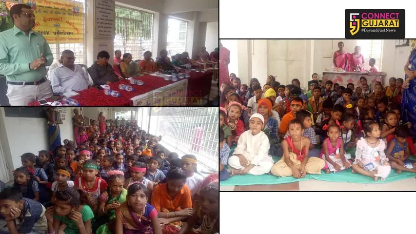 ભરૂચમાં વીજ કાપના પગલે શાળા પ્રવેશોત્સવમાં બફાયા ભૂલકા!!!