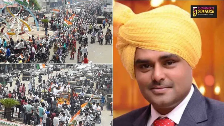 ભરૂચઃ કોંગ્રેસનું શક્તિ પ્રદર્શન, જિલ્લા પ્રમુખની થઈ તાજપોશી