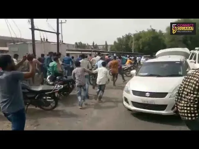 વડોદરાઃ કંપનીના કર્મચારીનું મોત થતાં કામદારોનો હોબાળો, પોલીસે કર્યો લાઠીચાર્જ
