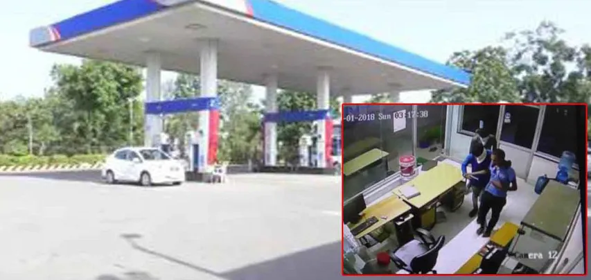 વલસાડનાં રોલા ગામે પેટ્રોલ પંપ ઉપર ૪ યુવકોએ કરી દિલધડક લૂંટ