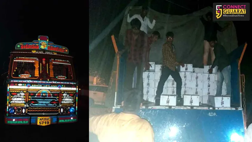 પાલેજ - કરજણ વચ્ચે થી ૨૪ લાખ ઉપરાંતનો વિદેશી દારૂ ઝડપી પાડતી LCB