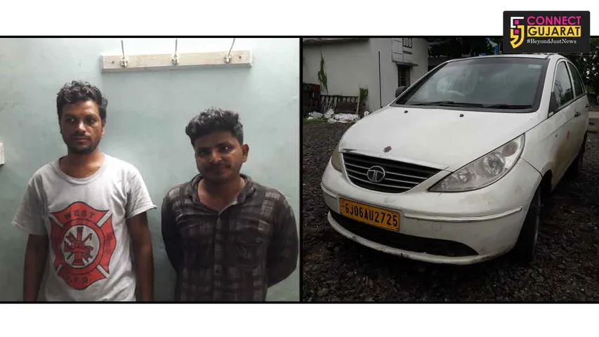 અંકલેશ્વરઃ વિદેશી દારૂના જથ્થા સાથે બે ઝડપાયા. એક ફરાર