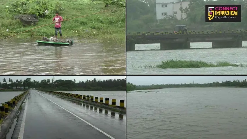 નવસારીઃ ભારે વરસાદને પગલે નદીઓની જળસપાટી વધવાની શક્યતા, 26 ગામો એલર્ટ