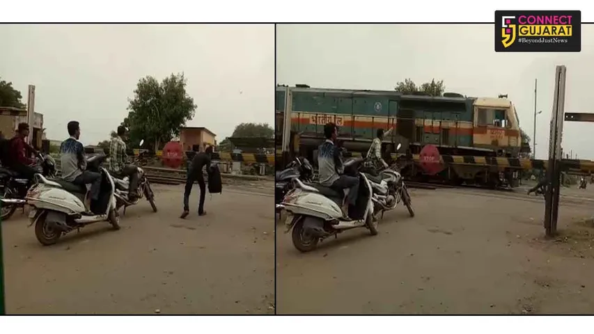 રાજકોટઃ ટ્રેન નીચે ઝંપલાવી યુવાનનો આપઘાત, મોતનો Live વીડિયો થયો વાયરલ