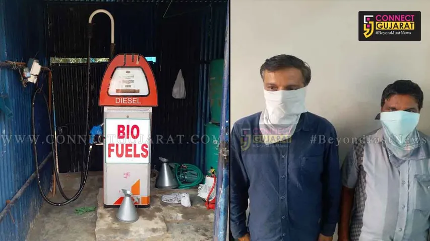 અંકલેશ્વરઃ બાયો ડીઝલનું ગેરકાયદે વેચાણ કરતા બે શખ્સો SOGનાં હાથે ઝડપાયા