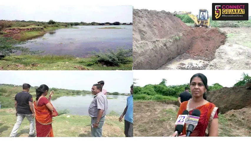 ભરૂચઃ ગણેશ વિસર્જન માટે પાલિકા દ્વારા બે કૃત્રિમ તળાવનું કરાયું નિર્માણ