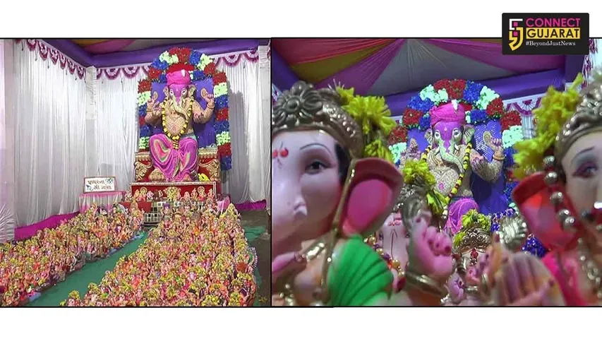 રાજપીપળાઃ અહીં એક જ મંડપમાં પૂજાય છે 430 ગણેશજી, વાત છે ખૂબજ રોચક