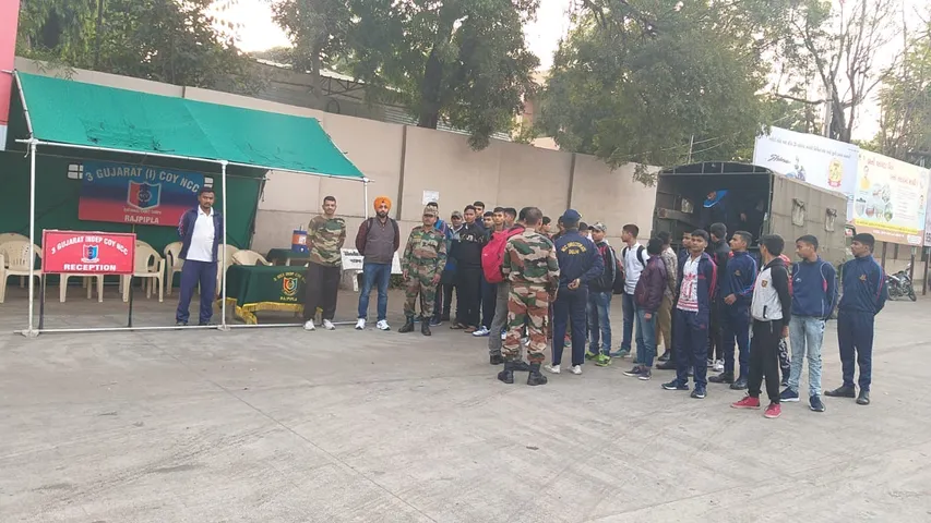 રાજપીપળા:એનસીસી દ્વારા રાષ્ટ્રીય કક્ષાના વિરાટ ટ્રેક કેમ્પનું કરાયું આયોજન 