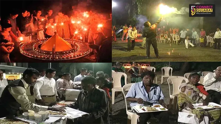 ભરૂચઃ દિશા ફાઉન્ડેશન દ્વારા અનોખી રીતે દિવાળીની ઉજવણી