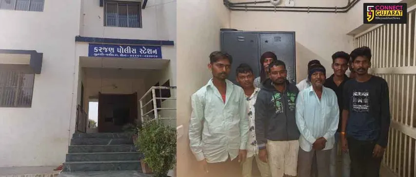 કરજણ નગરના હાથીબાગ પાછળ જુગાર રમતા નવ જુગારીઓ ઝડપાયા