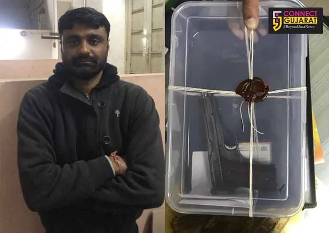 રાજકોટ : એસોજીએ દેશી પીસ્ટલ સાથે હત્યાના ગુનામા સંડોવાયેલ શખ્સની કરી ધરપકડ