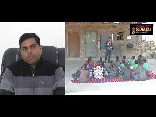 રાજકોટ: દેવગામે તબેલા અને મંદિરમા અભ્યાસ કરે છે વિદ્યાર્થીઓ, DDOએ આપ્યા તપાસના આદેશ