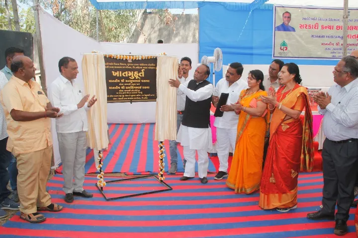 કન્યા છાત્રાલય માટે ૩ માળના નવનિર્મિત છાત્રાલય બનતા કન્યાઓના ઉત્સાહમાં વધારો થશે - સંસદસભ્ય મનસુખભાઇ વસાવા