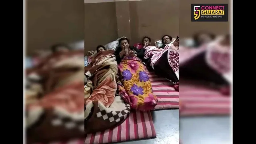 કોંગ્રેસના સભ્યોના વોર્ડમાં વિકાસના કામ ન કરતા હોવાના આક્ષેપ સાથેના ધરણા ૨૪ કલાકથી યથાવત