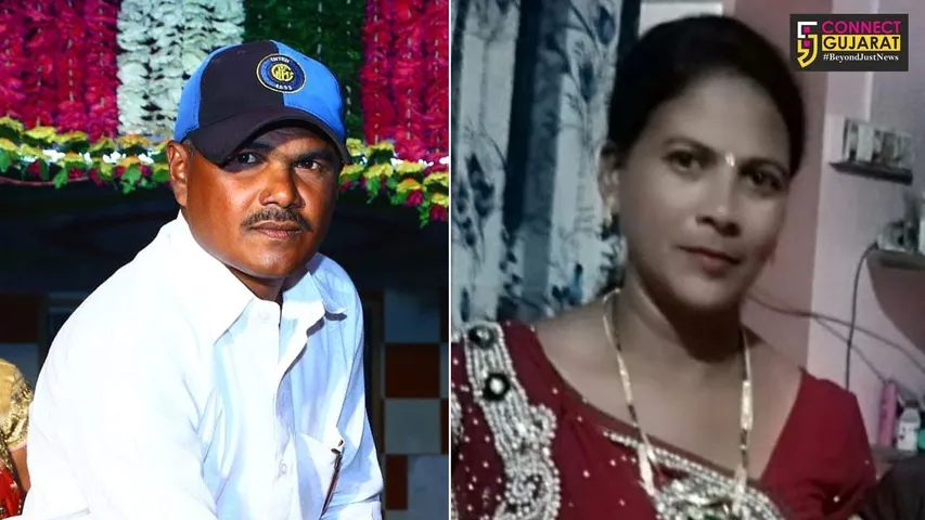 નવસારી: આડા સબંધના વહેમે પતિએ કુહાડીના ઘા ઝિંકી કરી પત્નીની હત્યા