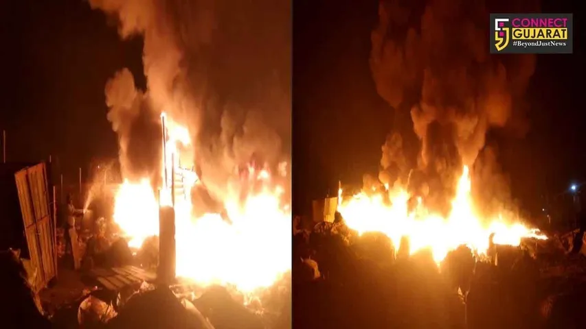 અંકલેશ્વર : રાજપીપલા રોડ પર ભંગારના ગોડાઉનમાં લાગી આગ