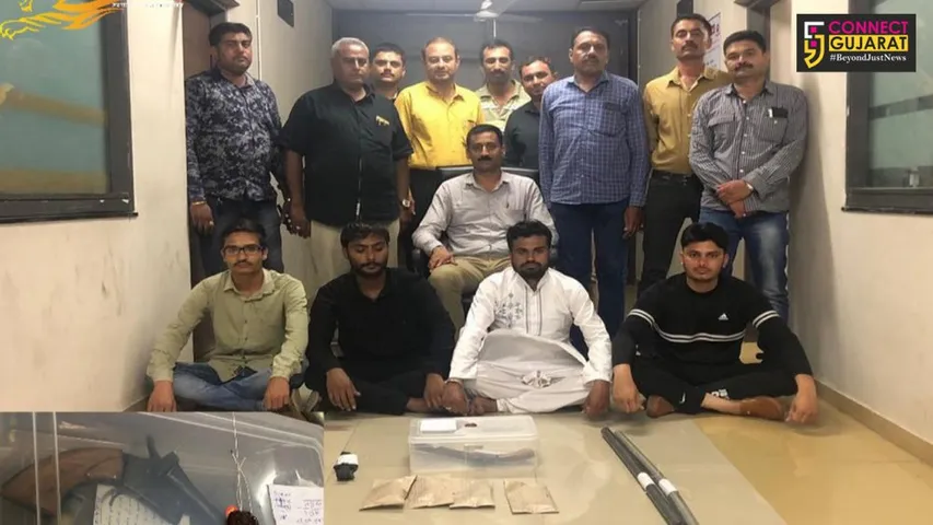 જૂનાગઢ SOG બ્રાન્ચએ ગુંન્હામાં ફરાર 4 આરોપીઓને પકડી પડ્યા