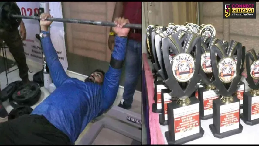 વેટ લીફટિંગ અને પાવર લીફટિંગ સ્પર્ધાનું અંકલેશ્વર ખાતે કરાયું આયોજન