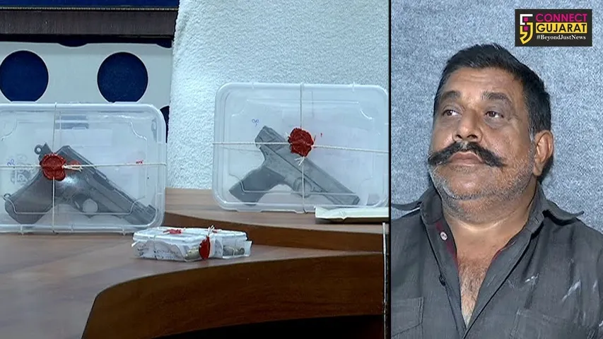 રાજકોટ ગ્રામ્ય પોલીસે ગેરકાયદે પિસ્ટલ સાથે ૧ વ્યક્તિની કરી ધરપકડ