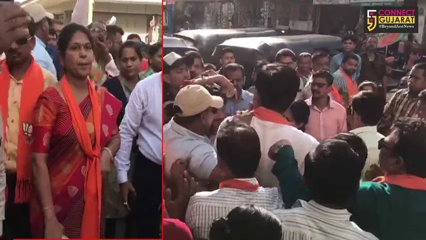 ભરૂચ:વોર્ડ નંબર ૭ ધોળીકુઇ વિસ્તારમાં ભાજપના પ્રચાર અભિયાનમાં થયો હોબાળો