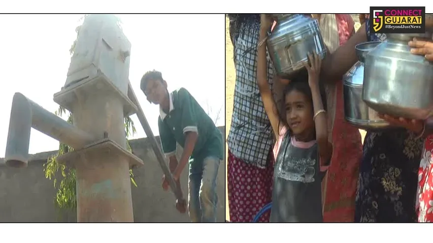 ભરૂચ જિલ્લાના નેત્રંગ તાલુકાના વડપાન સહિતના આસપાસના ગ્રામજનોના પાણી માટે વલખાં