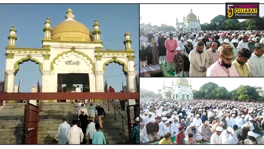 ભરૂચ શહેર અને જિલ્લામાં રમઝાન ઇદની ઉત્સાહભેર ઉજવણી