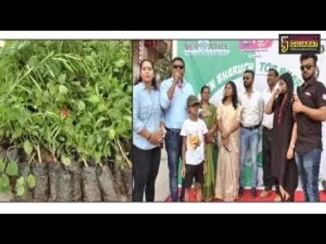 ભરૂચ:ઝાડેશ્વર વિસ્તારમાં આઈનોક્સ મોલ પાસે TOP FM ભરૂચ દ્વારા ૧૫૦૦ વૃક્ષનું કરાયું વિતરણ