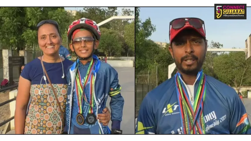 અંકલેશ્વરના વિદ્યાર્થી અને તેના કોચનો હોંગકોંગ ખાતે યોજાયેલ સ્કેટિંગની ઇન્ટરનેશનલ ચેમ્પિયનશીપમાં ઉત્કૃષ્ટ દેખાવ