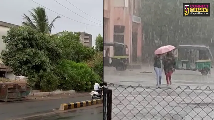 ભરૂચના વાતાવરણમાં અચાનક પલટો અસહય ઉકળાટ બાદ વરસાદ