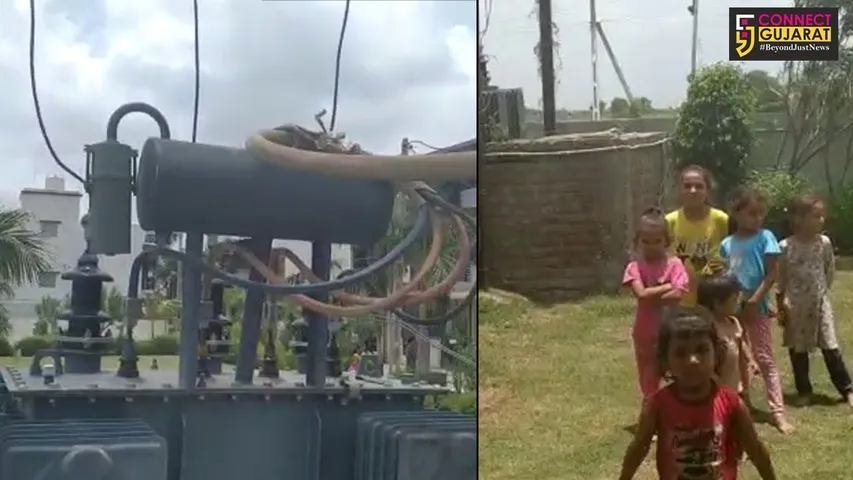 ભરૂચના આસિયાના બંગલોઝ માં ખુલ્લાં ટ્રાન્સફાર્મર અને વાયરો પાસે રમવાબાળકો મજબૂર,તંત્ર ઉદાસીન