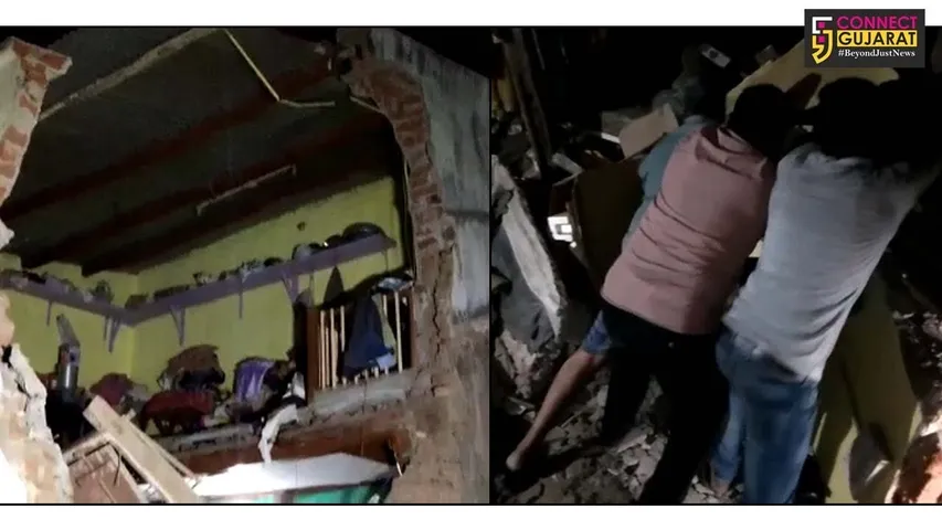 ભરૂચ:ચકલા વિસ્તારમાં લાલભાઈની પાટ ઉપર મકાનની દીવાલ ધરાશાયી,૧ યુવતીનું મોત,૧ઘાયલ