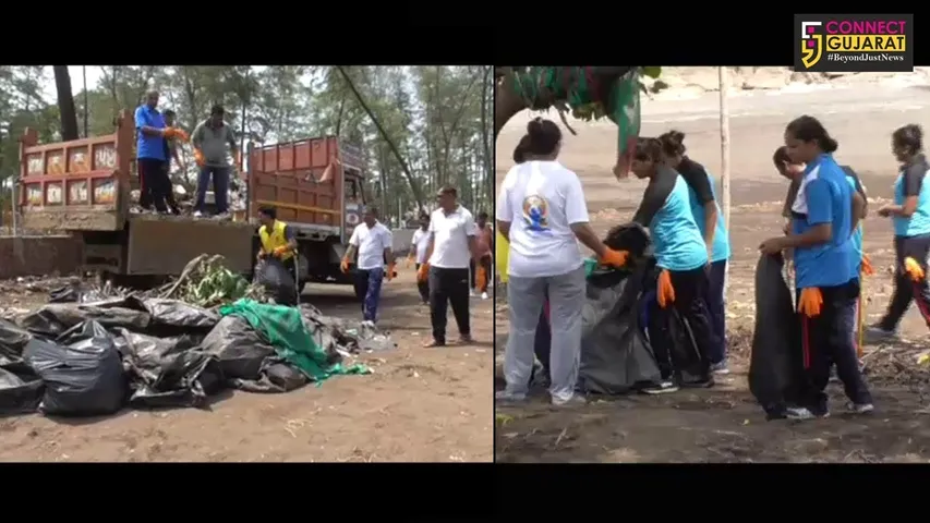 દમણ: દેવકા અને મરવડ બીચ પર હાથ ધરવામાં આવ્યું સફાઈ અભિયાન